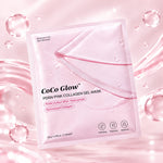 CoCo Glow PDRN Pink Collagen Gel Mask in use
